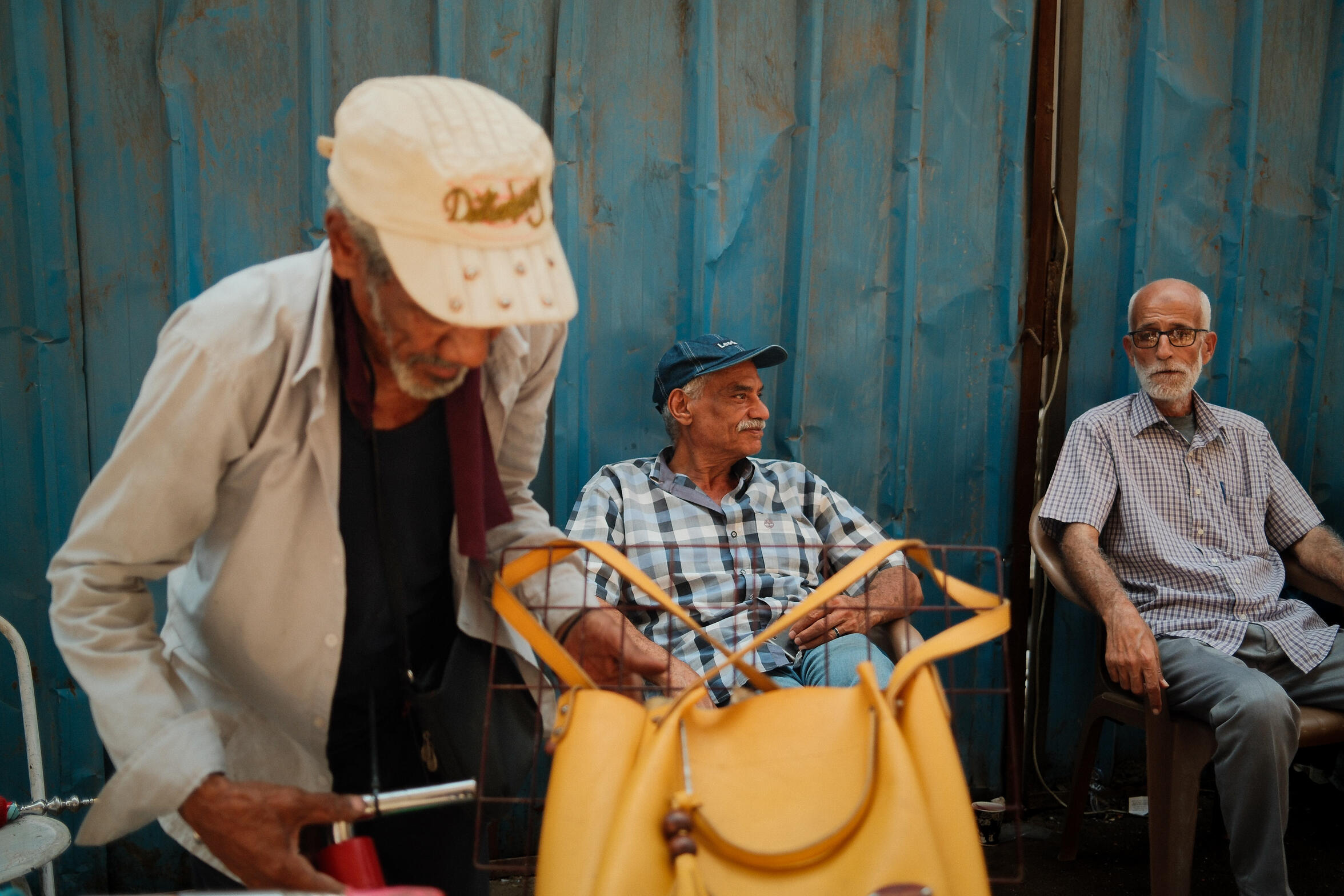 Diana Vintage Market —Downtown cairo, where elderly experienced salesmen are being playful with market wonderers, and teasing each other!