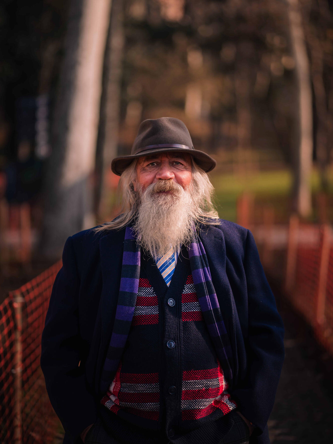 Solo in Istanbul — I met this stylish man in the streets of Istanbul, particularly in a huge garden walkway. He looked very contained and gave me the permission of less than a second to capture his portrait.