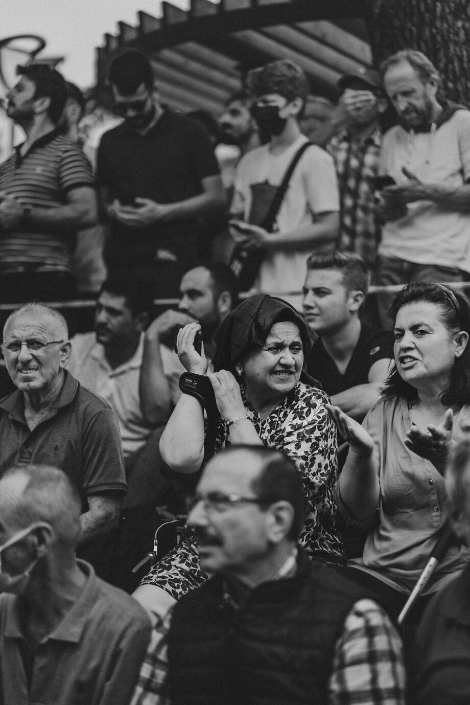 A cultural moment in Trabzon, Turkey — where locals gathered up to watch shows that were representing the multicultural city in one big public stage.